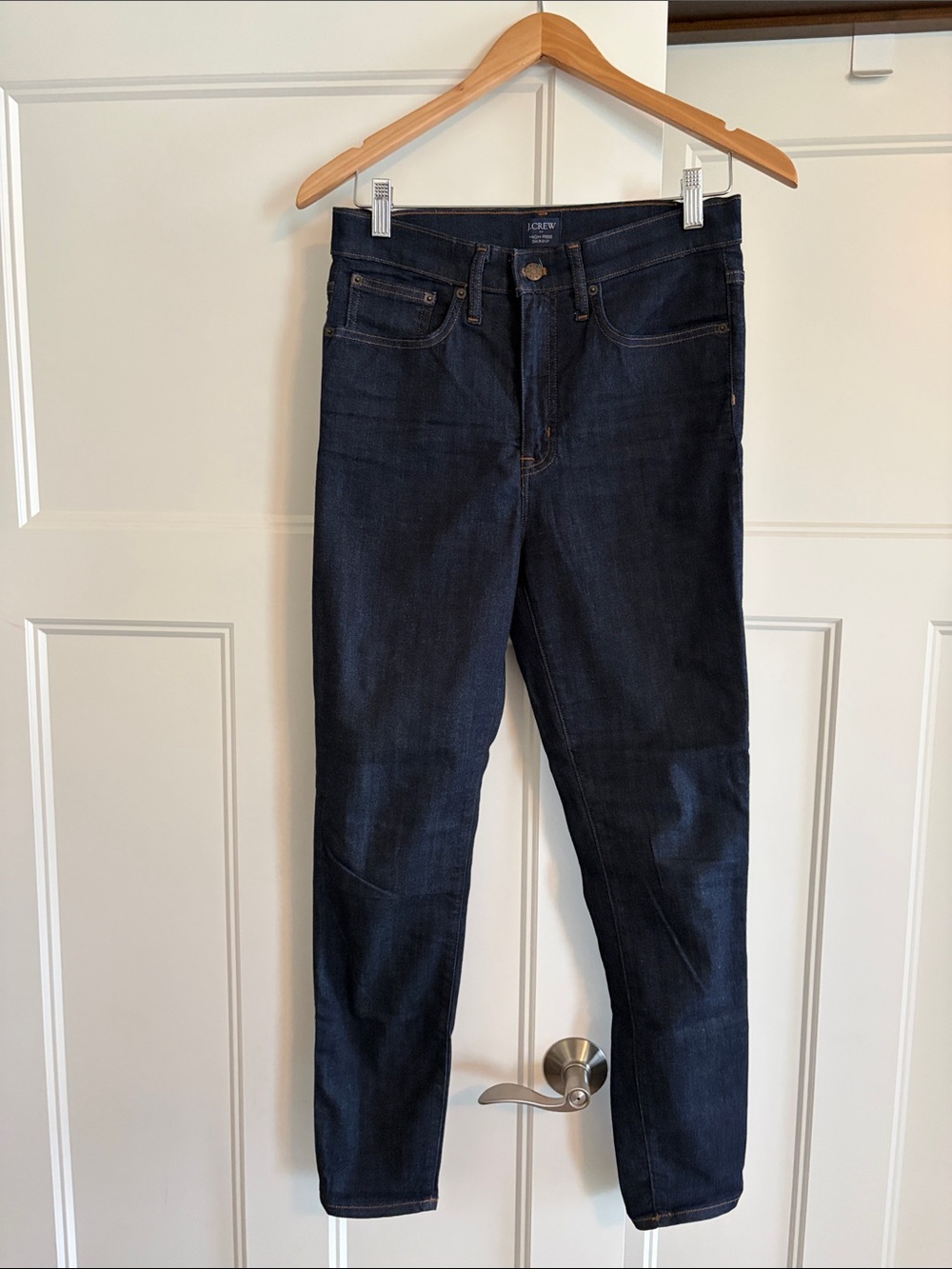 J. Crew Dark Indigo Skinny Jeans